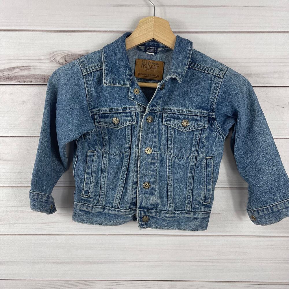 OshKosh Denim Jean Jacket Size 4T